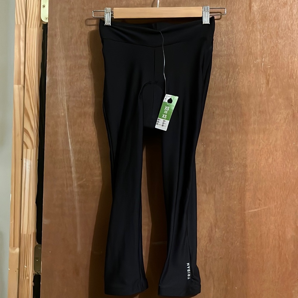 Decathlon triban padded 3/4 MTB shorts